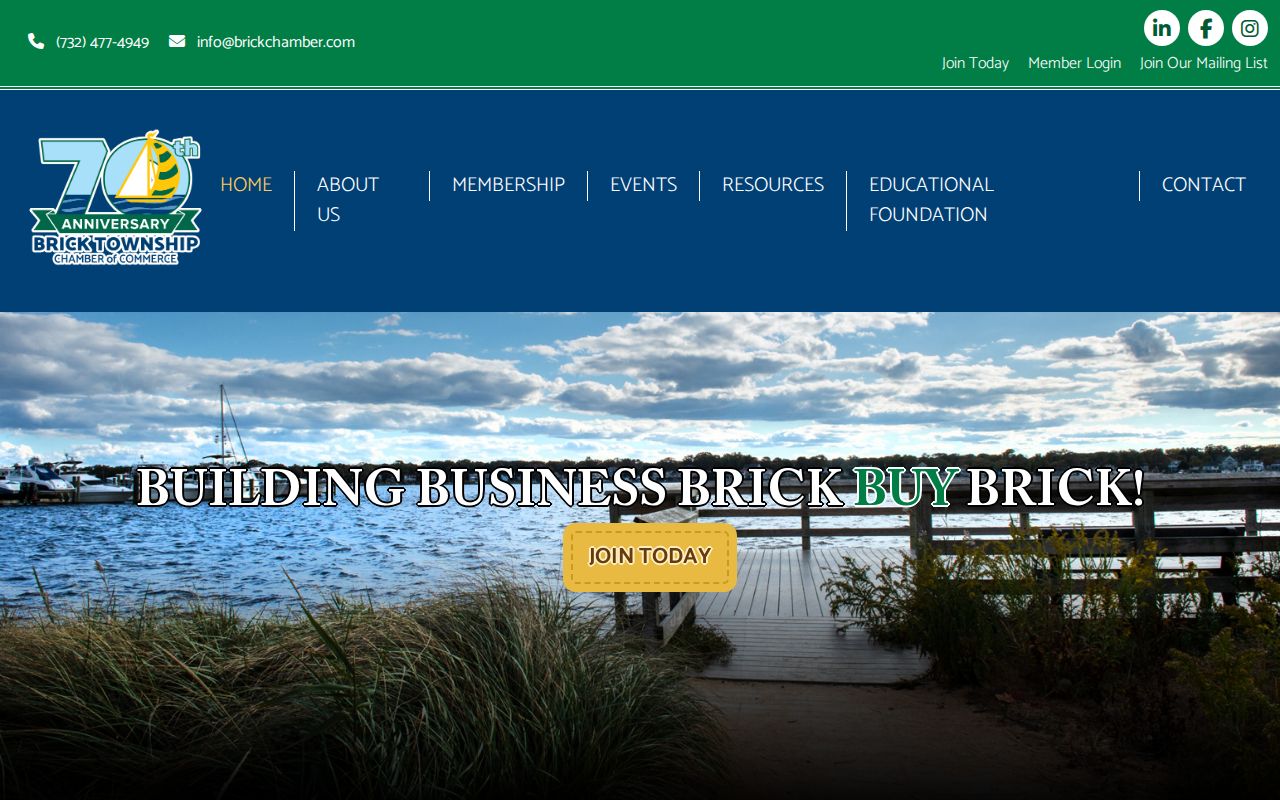 Brick Township neighbors view of the Brick Chamber organization directory