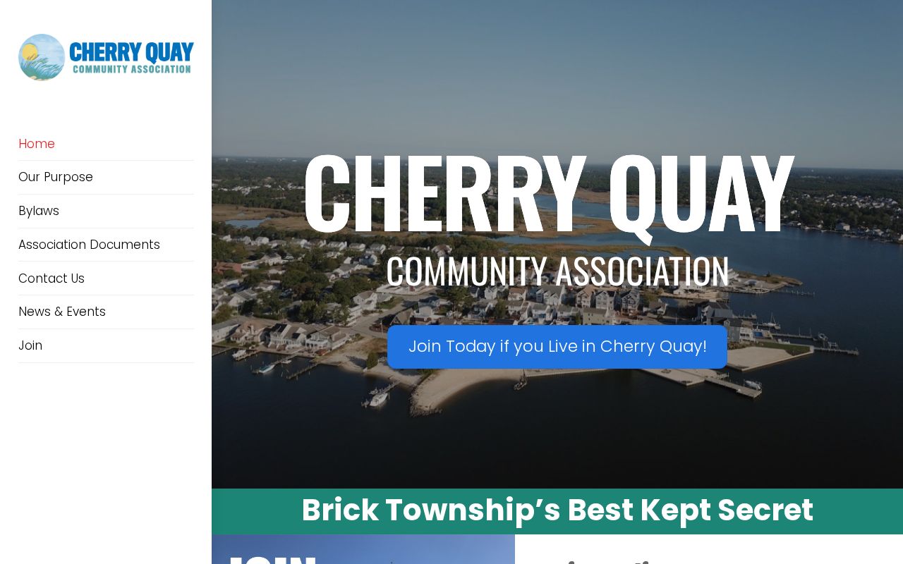 Brick Township neighbors view of the Cherry Quay Association public contact page