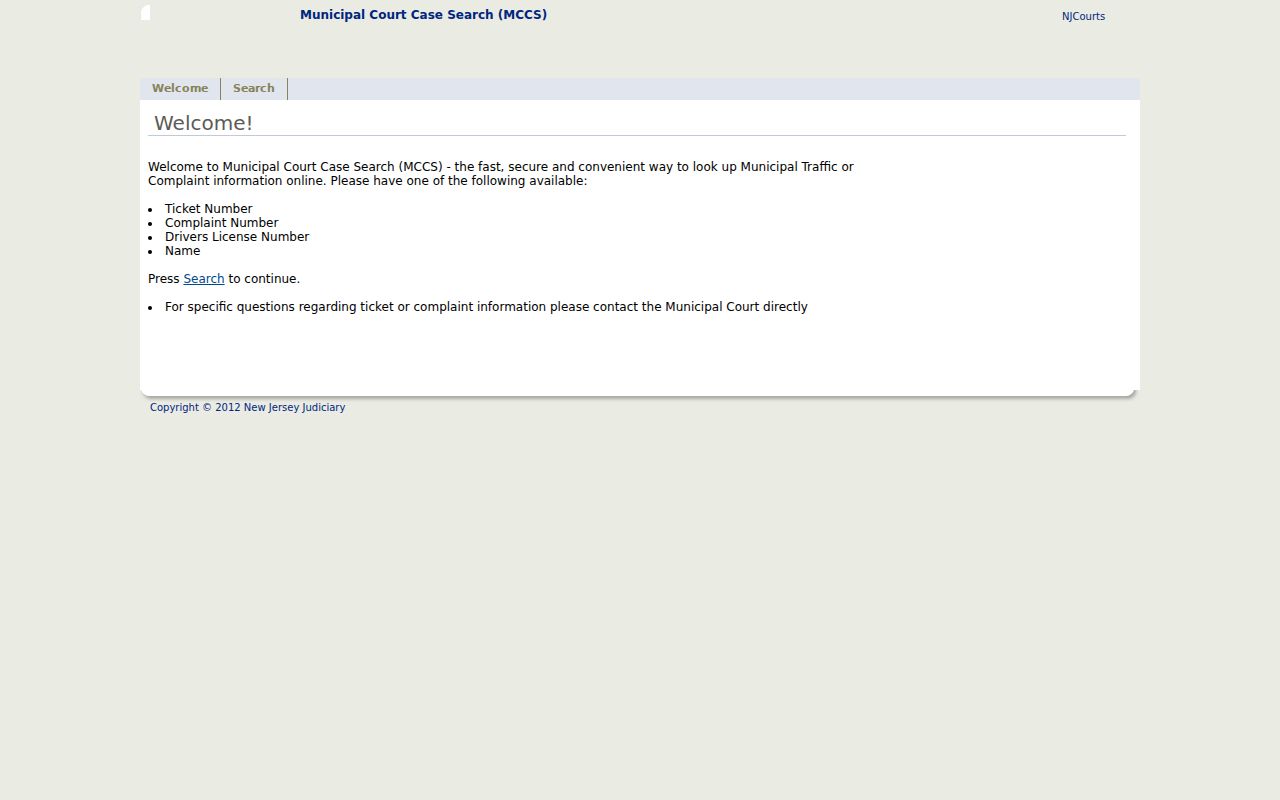 Brick Township resident directory New Jersey Municipal Court search